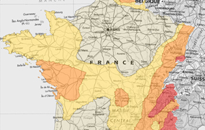 Carte des zones sismiques
