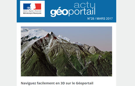 Actu Géoportail n°28, mars 2017