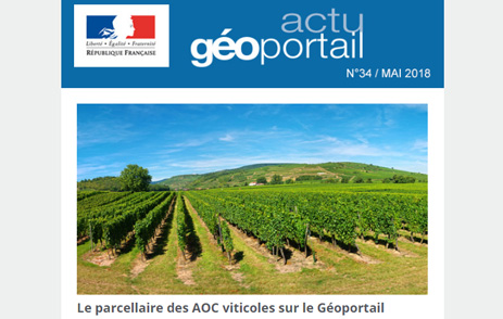 Actu Géoportail n°34, mai 2018