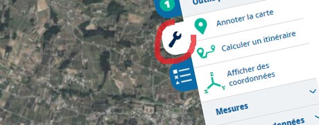 Allez plus loin avec les outils du Géoportail